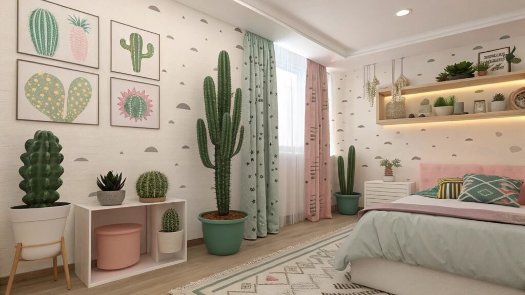 Gorgeous Cactus-Themed Bedrooms Desert-Inspired Design Ideas for Modern Homes