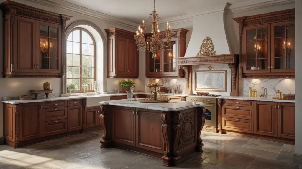 Grand Tuscan Villa Kitchen