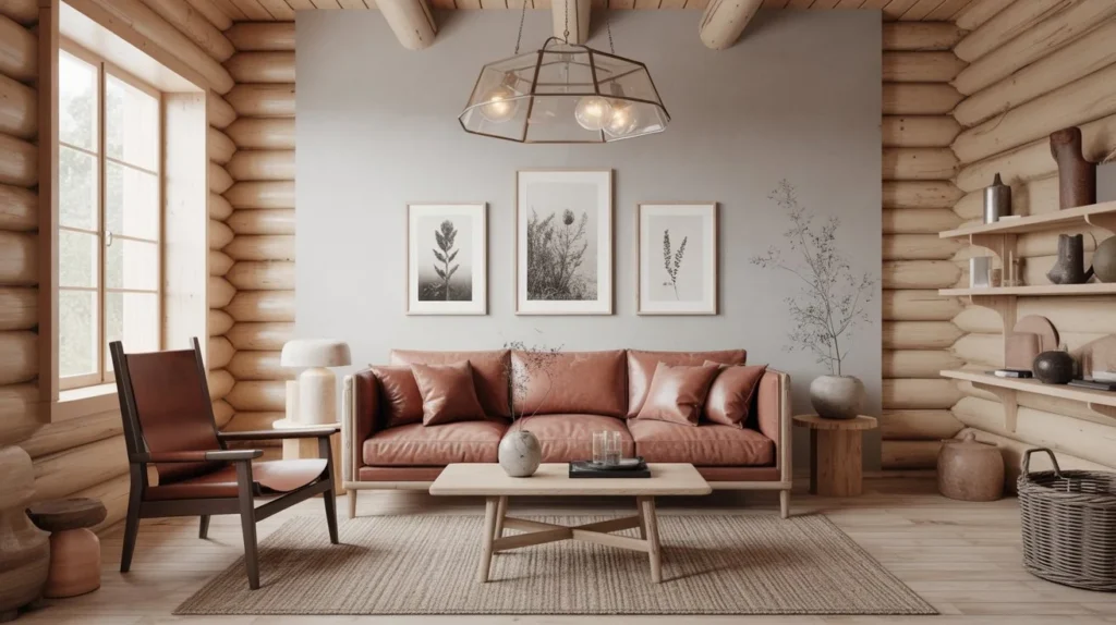 Harmonious Log Cabin Living