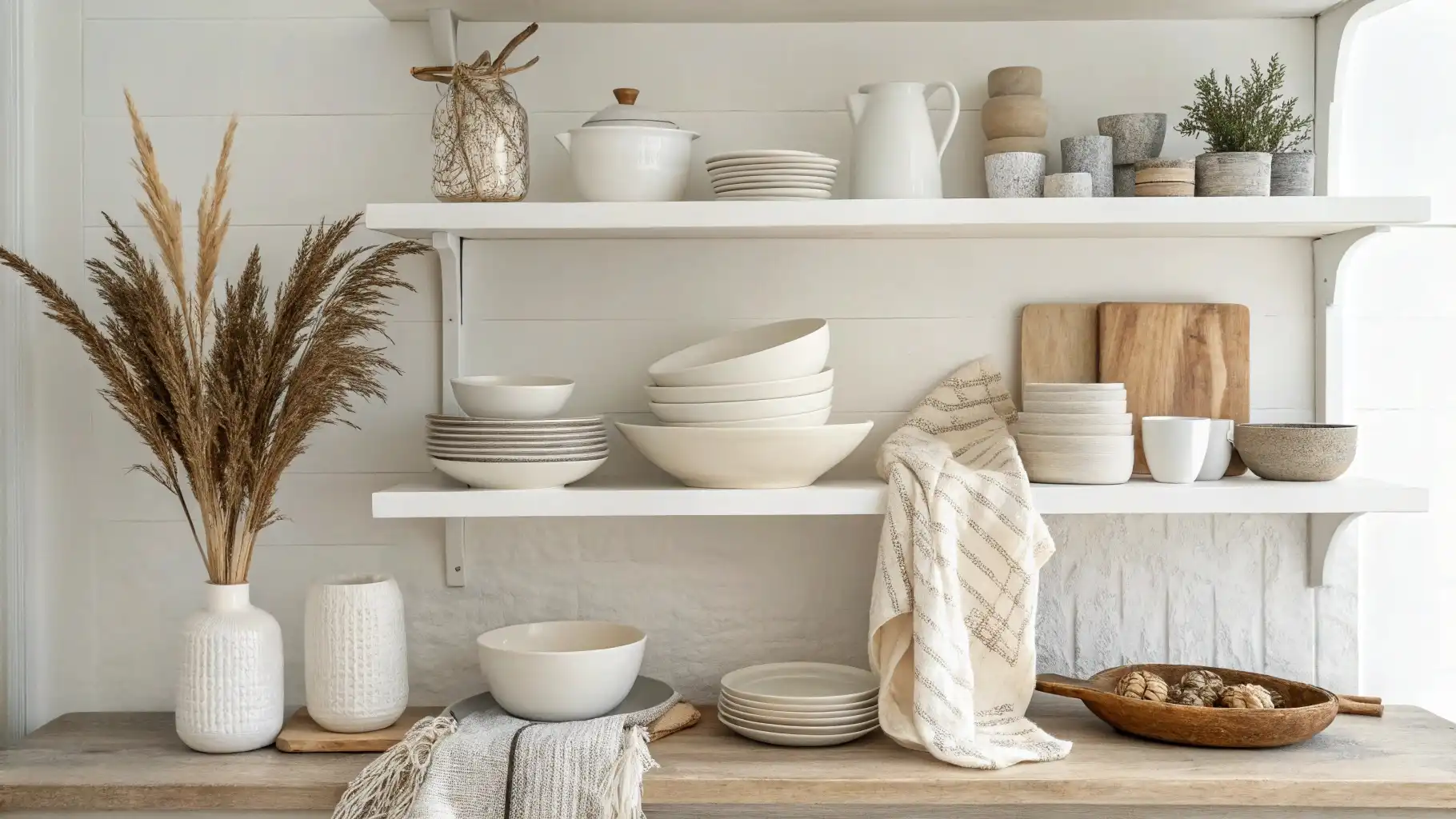 Harmonious Neutrals Display