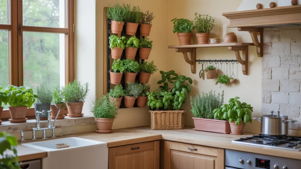 Herb Garden Kitchen Corner