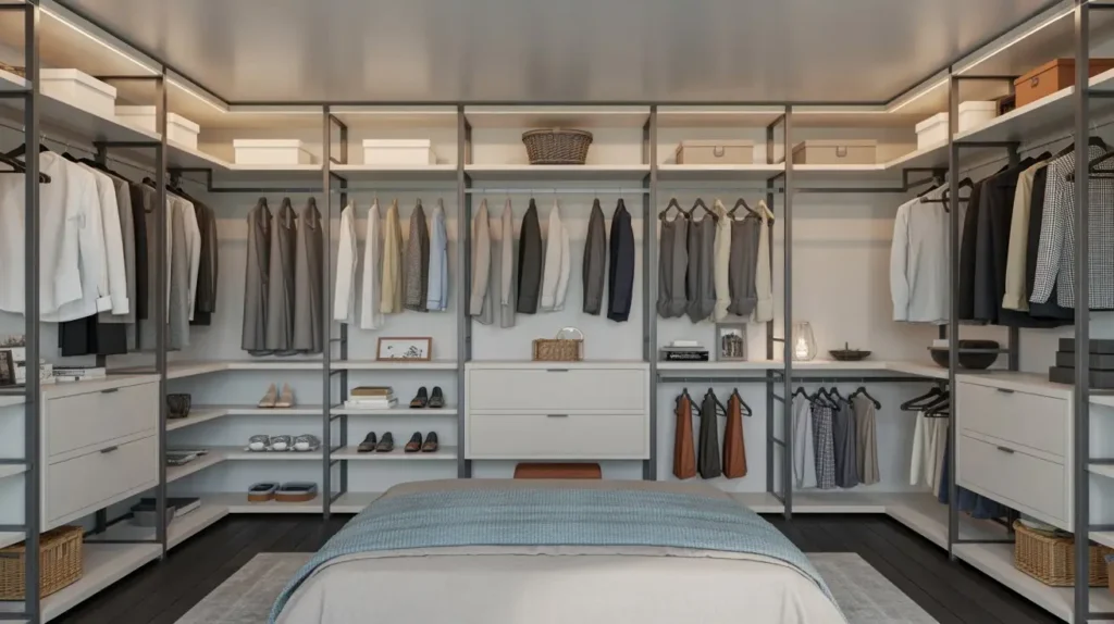 Urban Industrial Barn Door Wardrobe