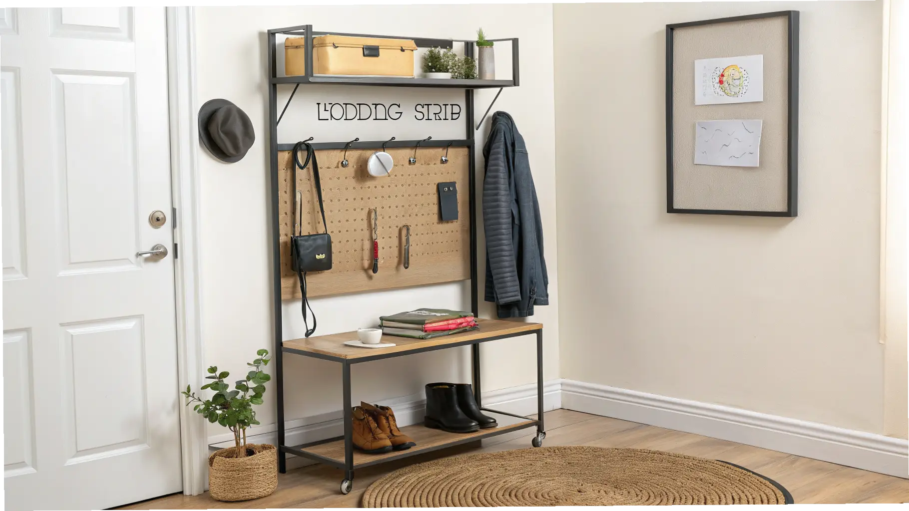 Industrial Style Multi-Purpose Organizer