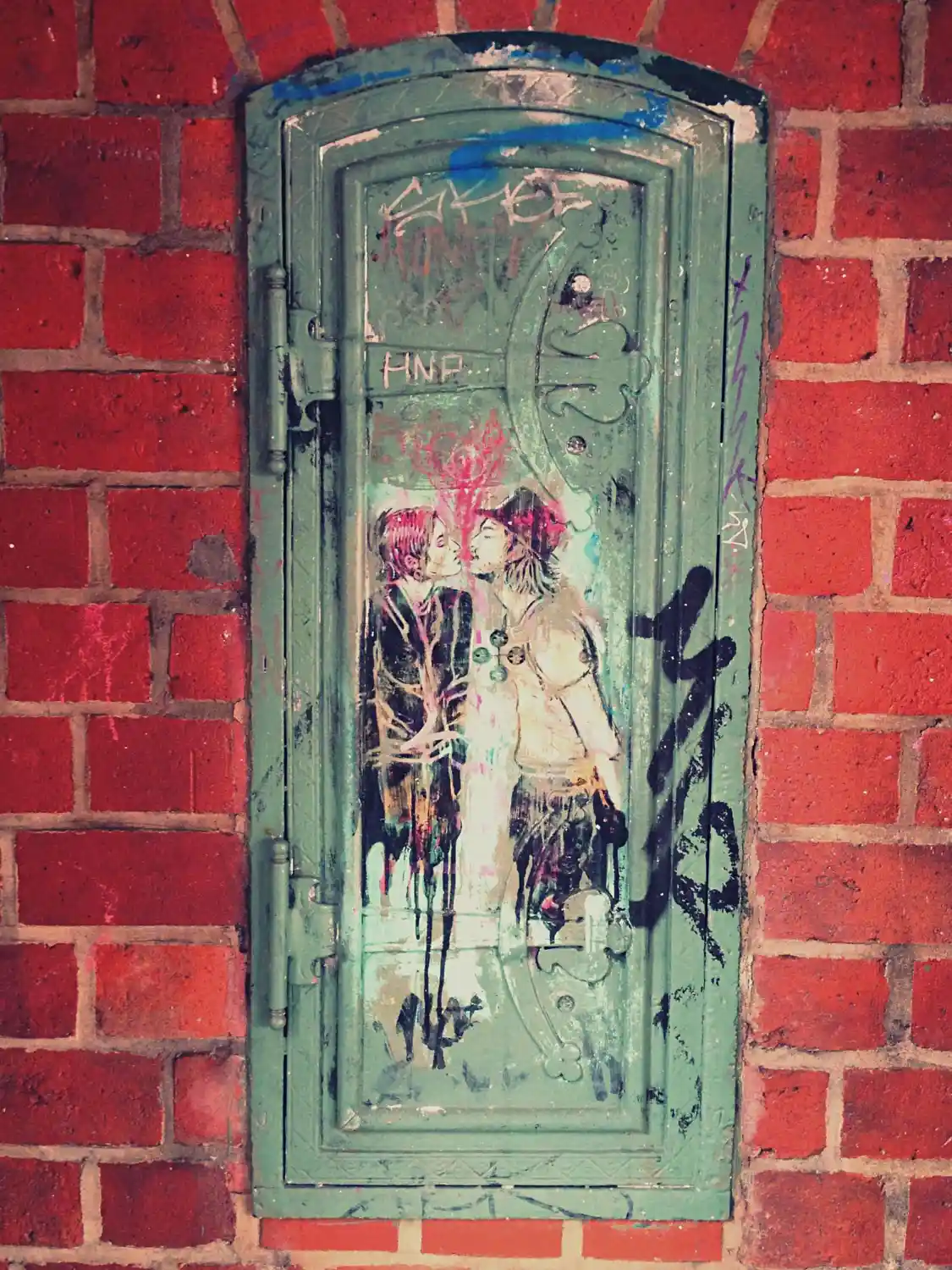 Banksy-Inspired Doorway