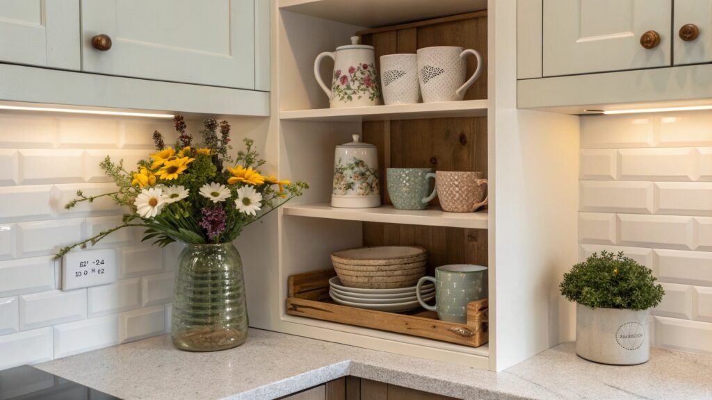 Kitchen Corner Shelf Decor Ideas That Transform Unused Spaces Into Stunning Displays