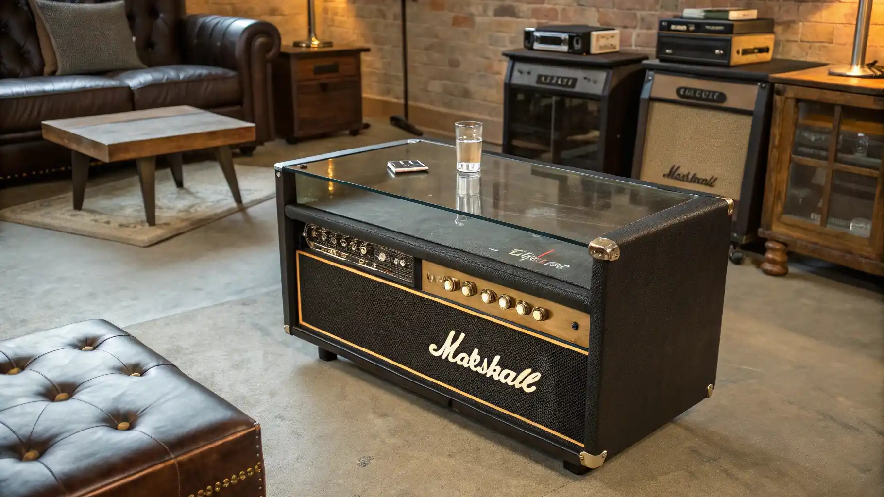 Marshall Amplifier Coffee Table Conversion