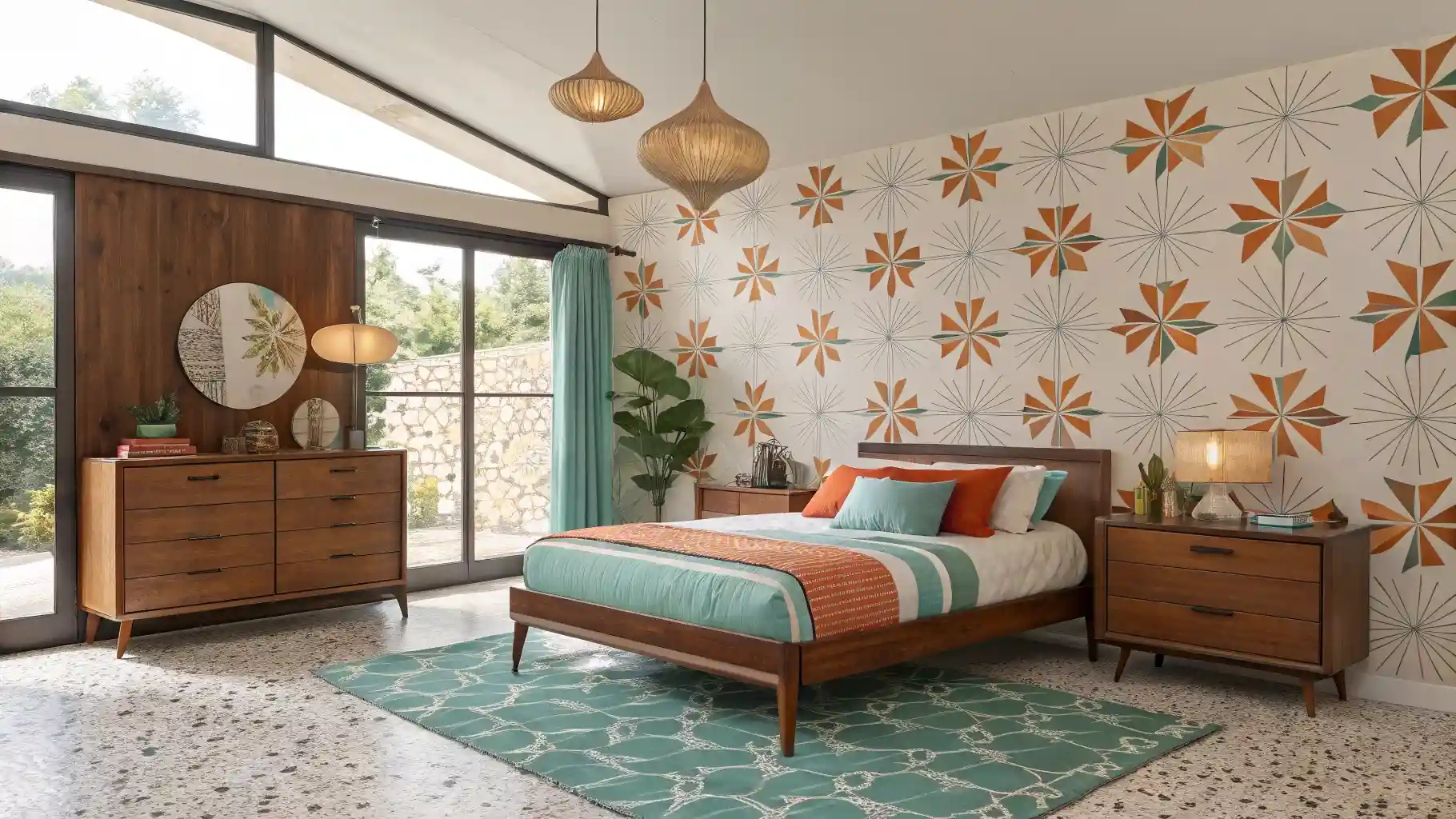 Mid-Century Desert Bloom
