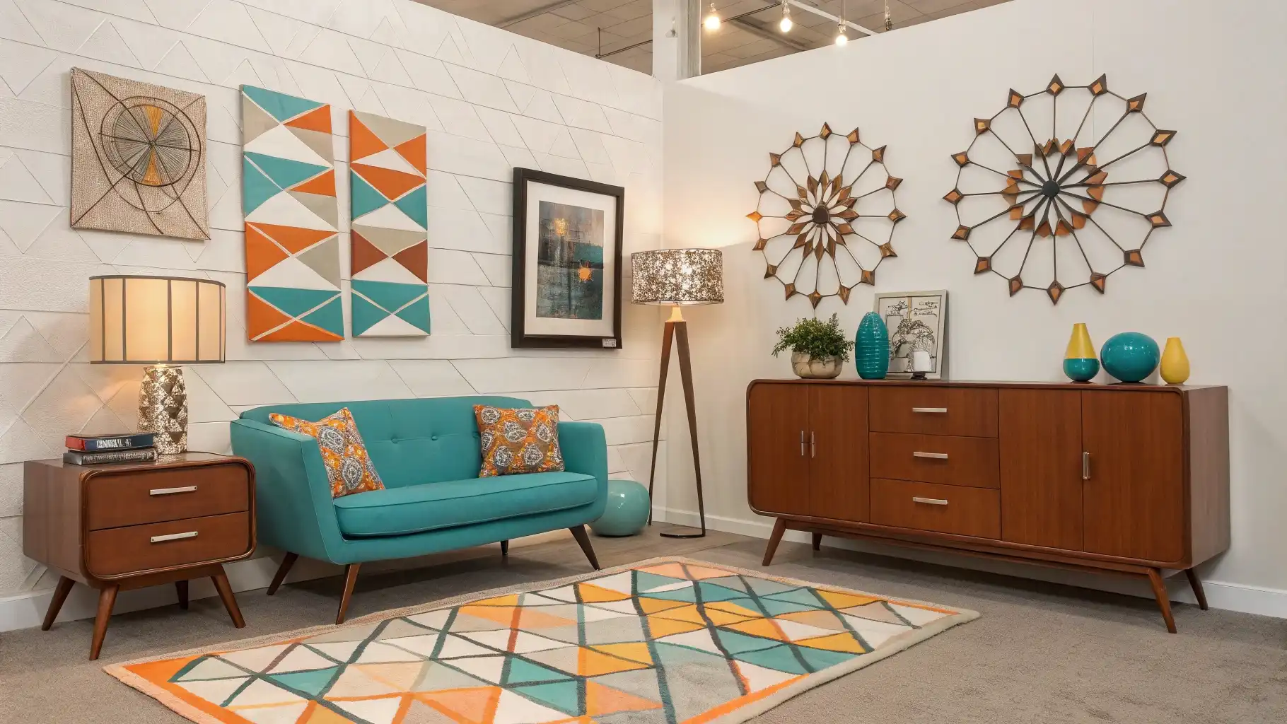 Mid-Century Modern Credenza Bar