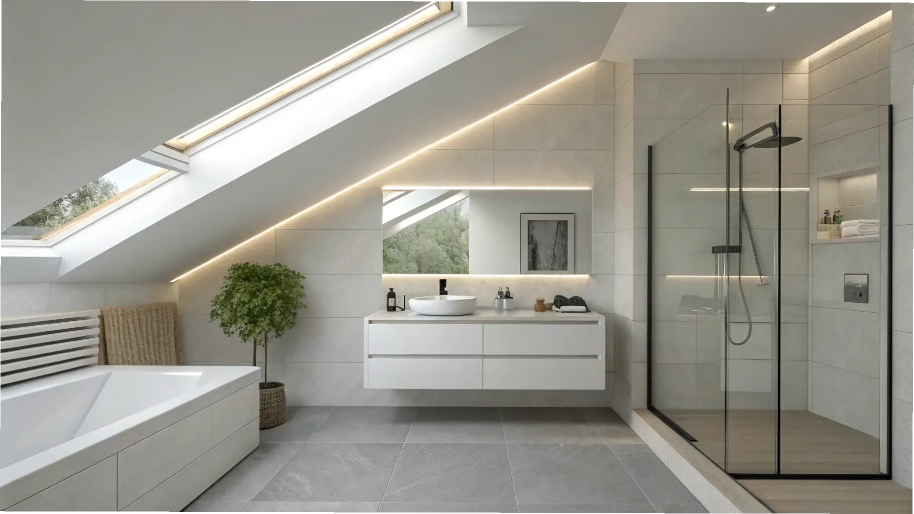 Modern Minimalism Under the Eaves