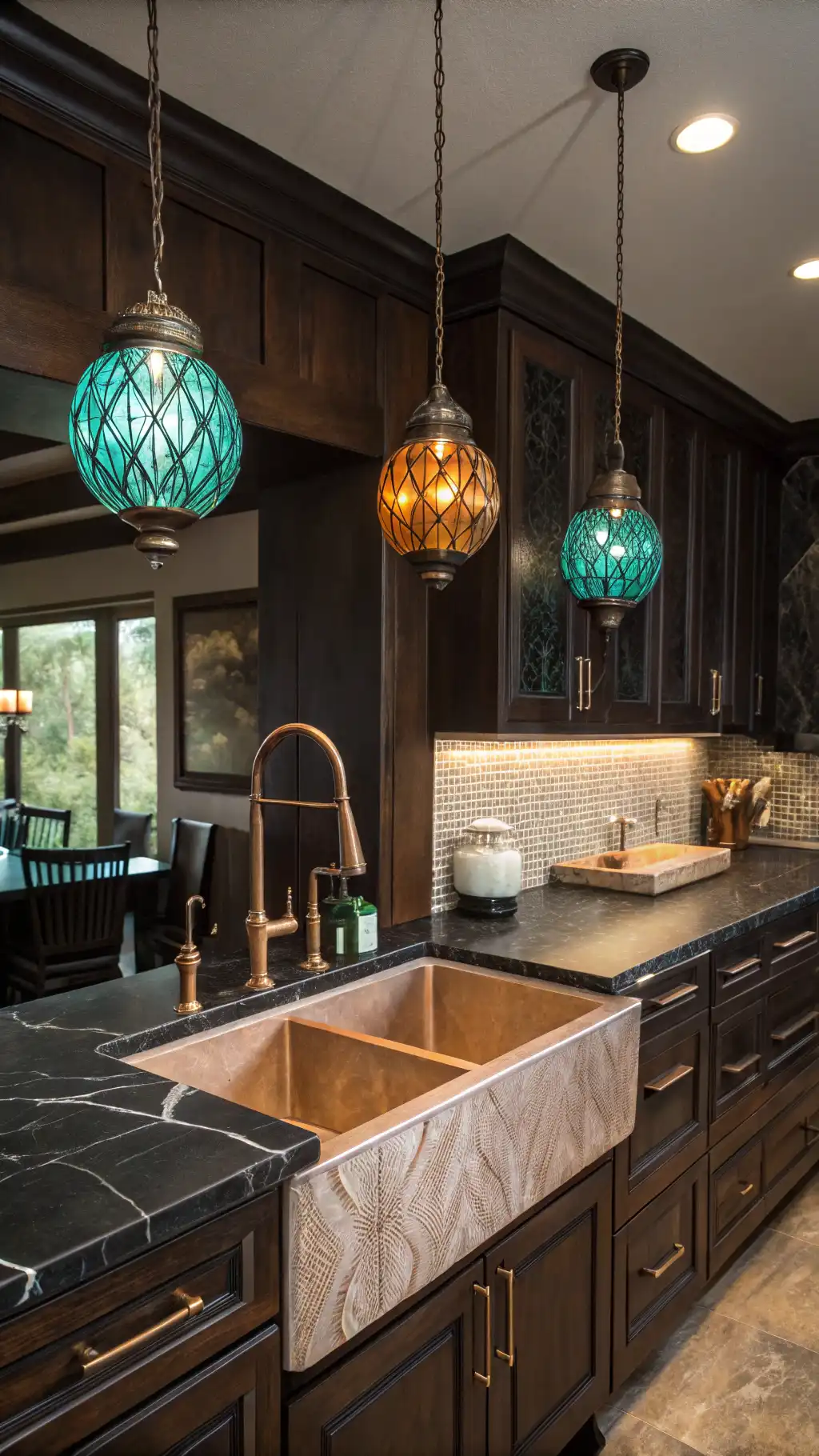 Moroccan-Inspired Copper Basin