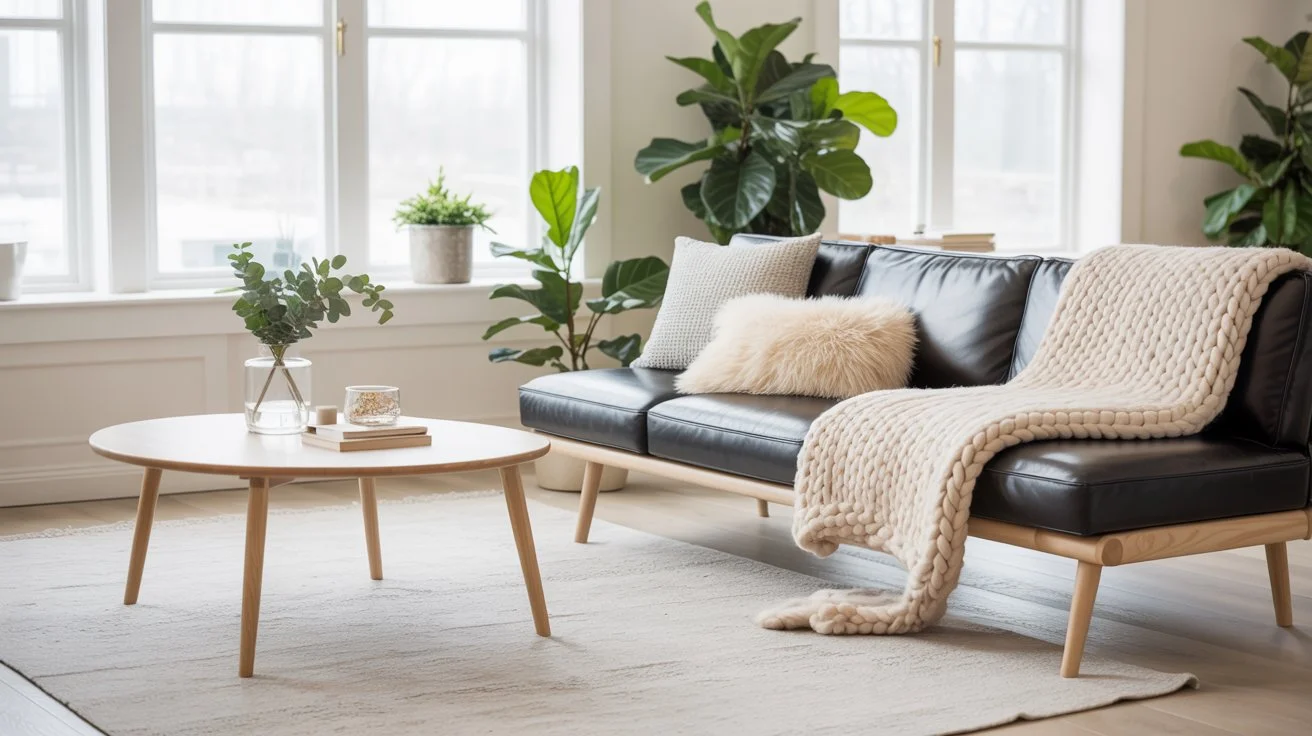 Natural Light Leather Retreat