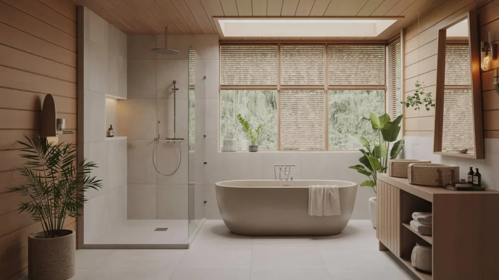 Natural Light Spa Bathroom
