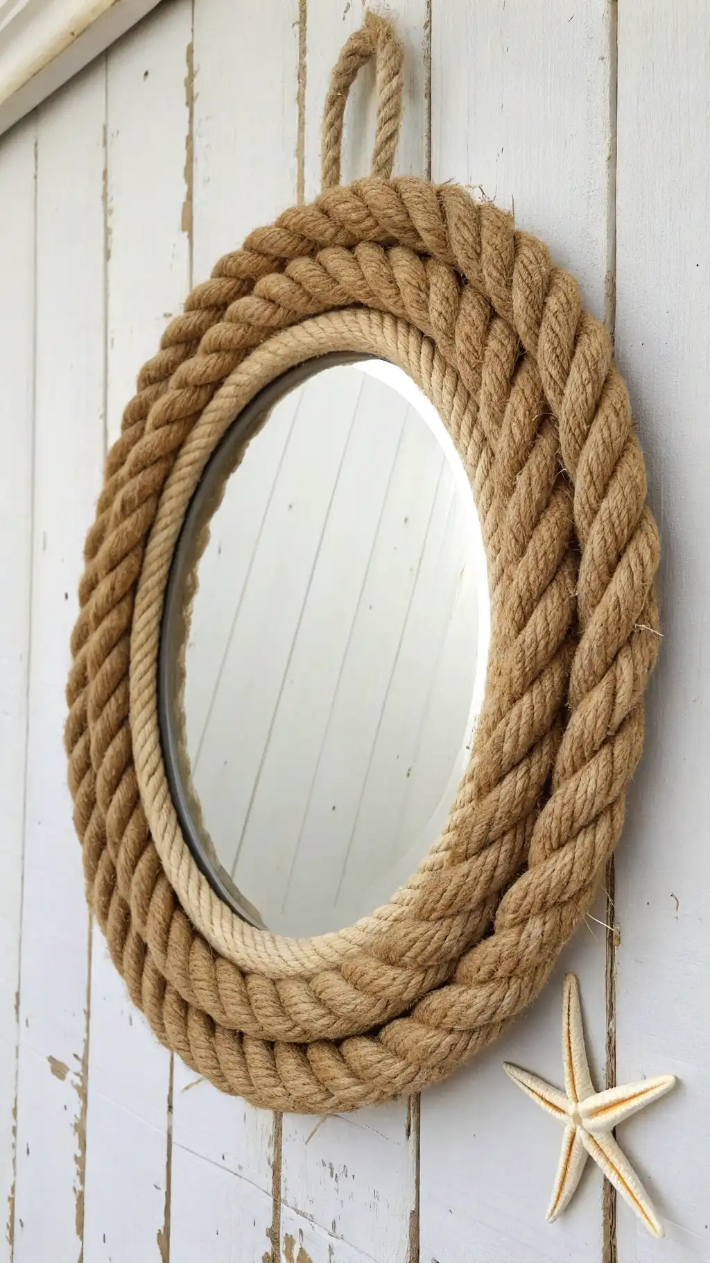 Nautical Rope Accent Mirror