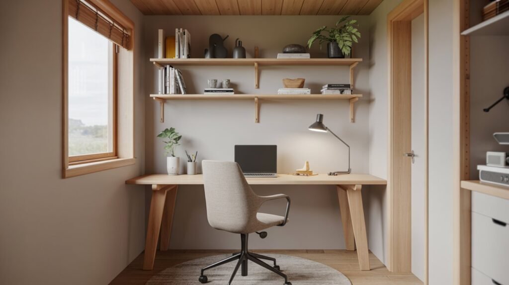 Soft Twilight Cabin Corner