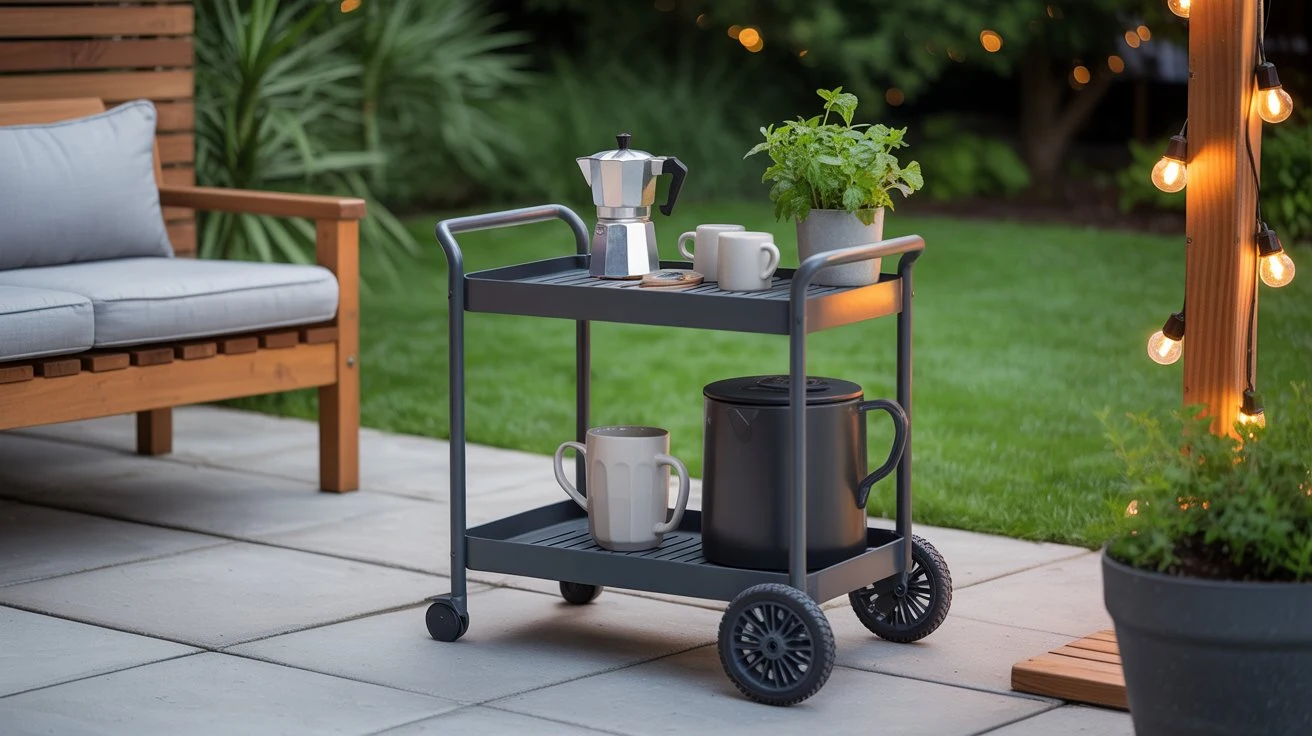 Outdoor Rolling Coffee Bar