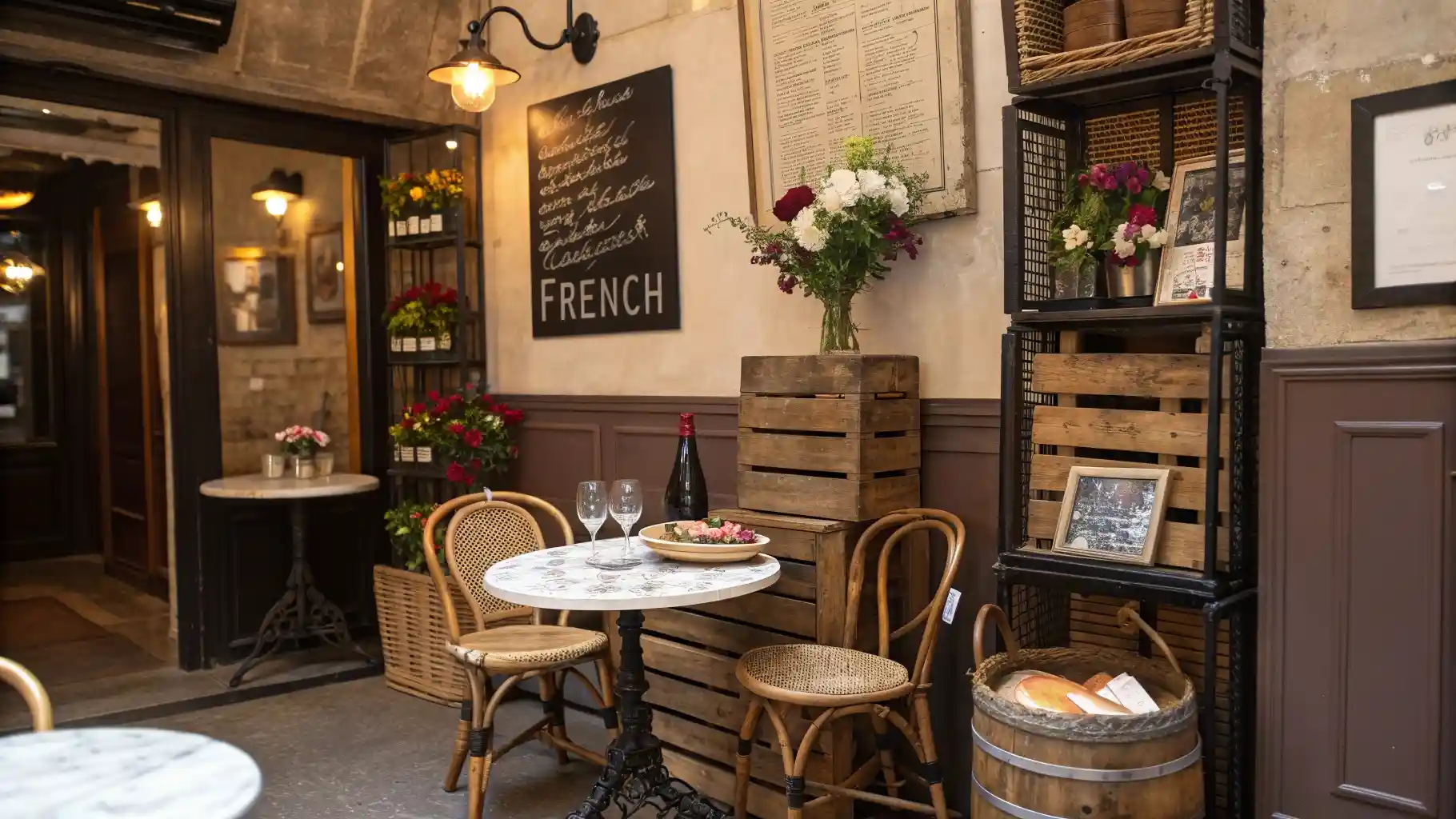 Parisian Bistro Wine Corner