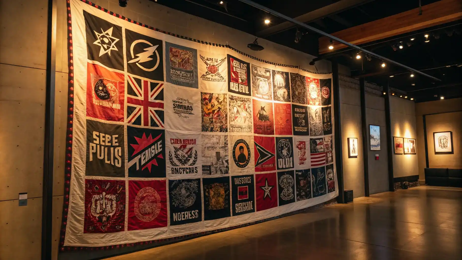 Patchwork Banner Tapestry Wall