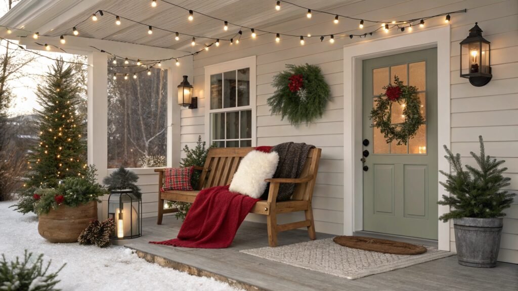 Quick Winter Porch Decor Ideas That Welcome Guests With Seasonal Charm