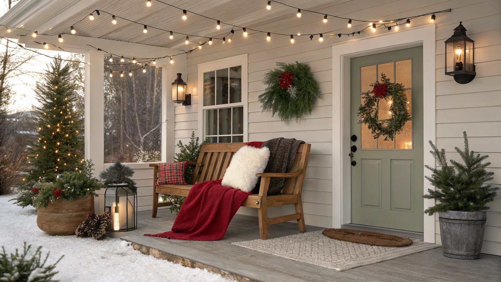 Quick Winter Porch Decor Ideas That Welcome Guests With Seasonal Charm
