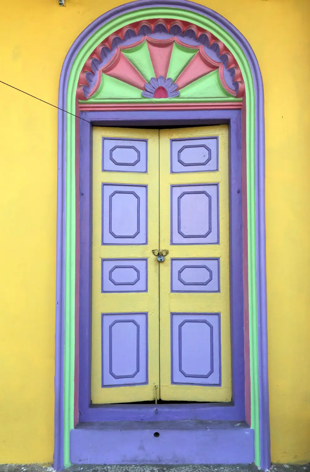 Rainbow Archway Door