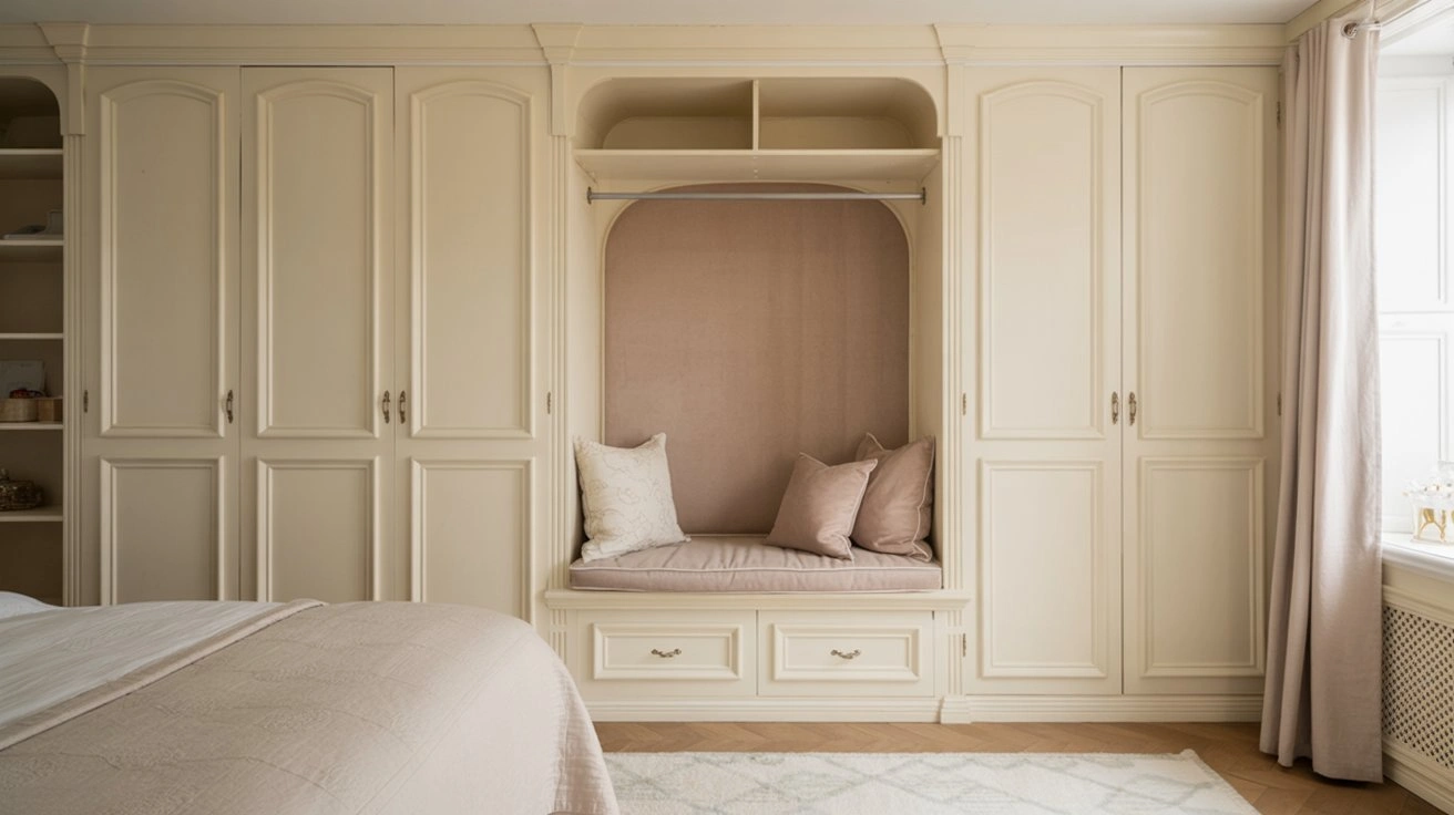 Inviting Reading Nook Wardrobe