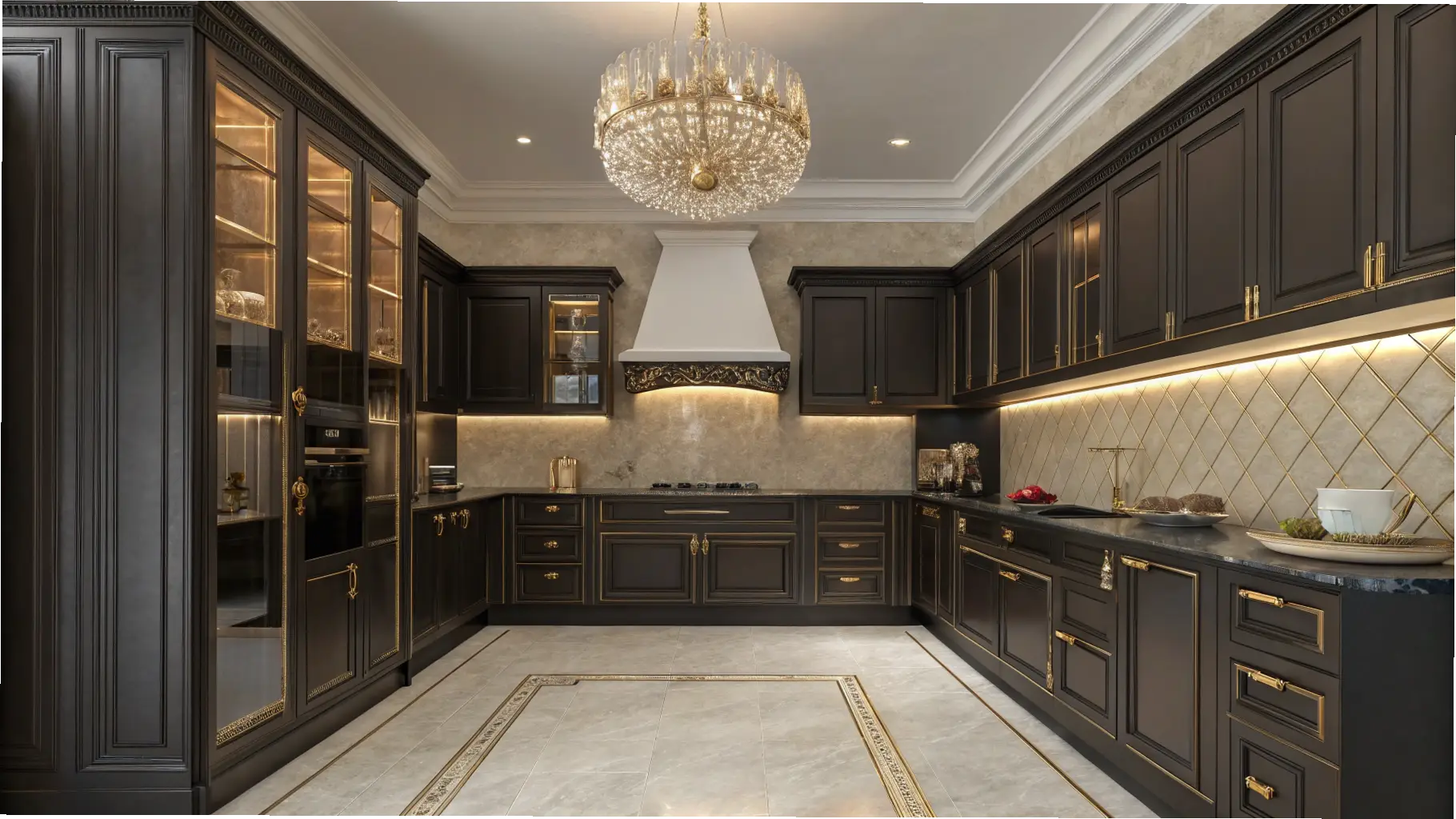 Regal Dark Brown Opulence