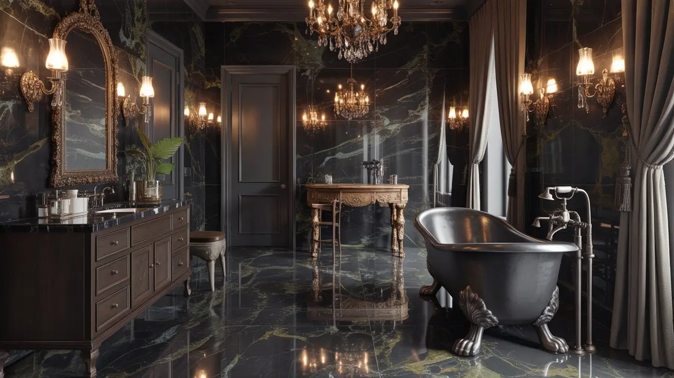 Regal Noir Bathroom