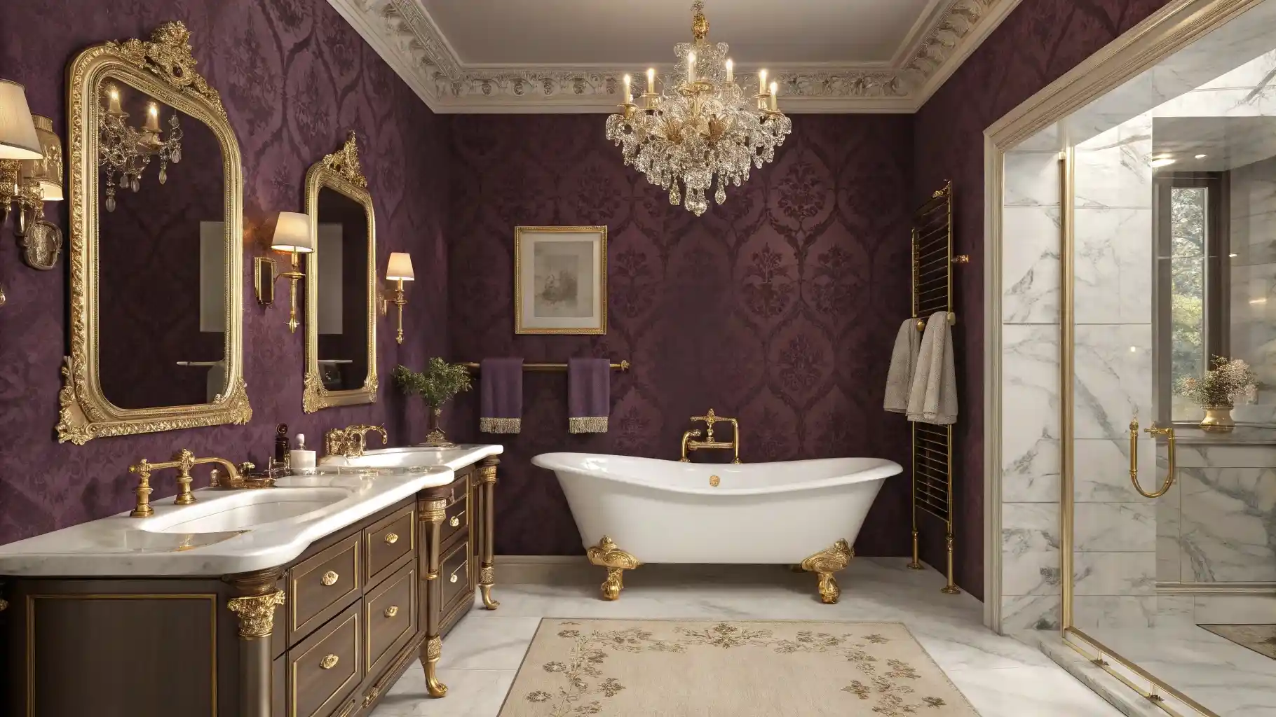 Royal Purple and Gold Majesty