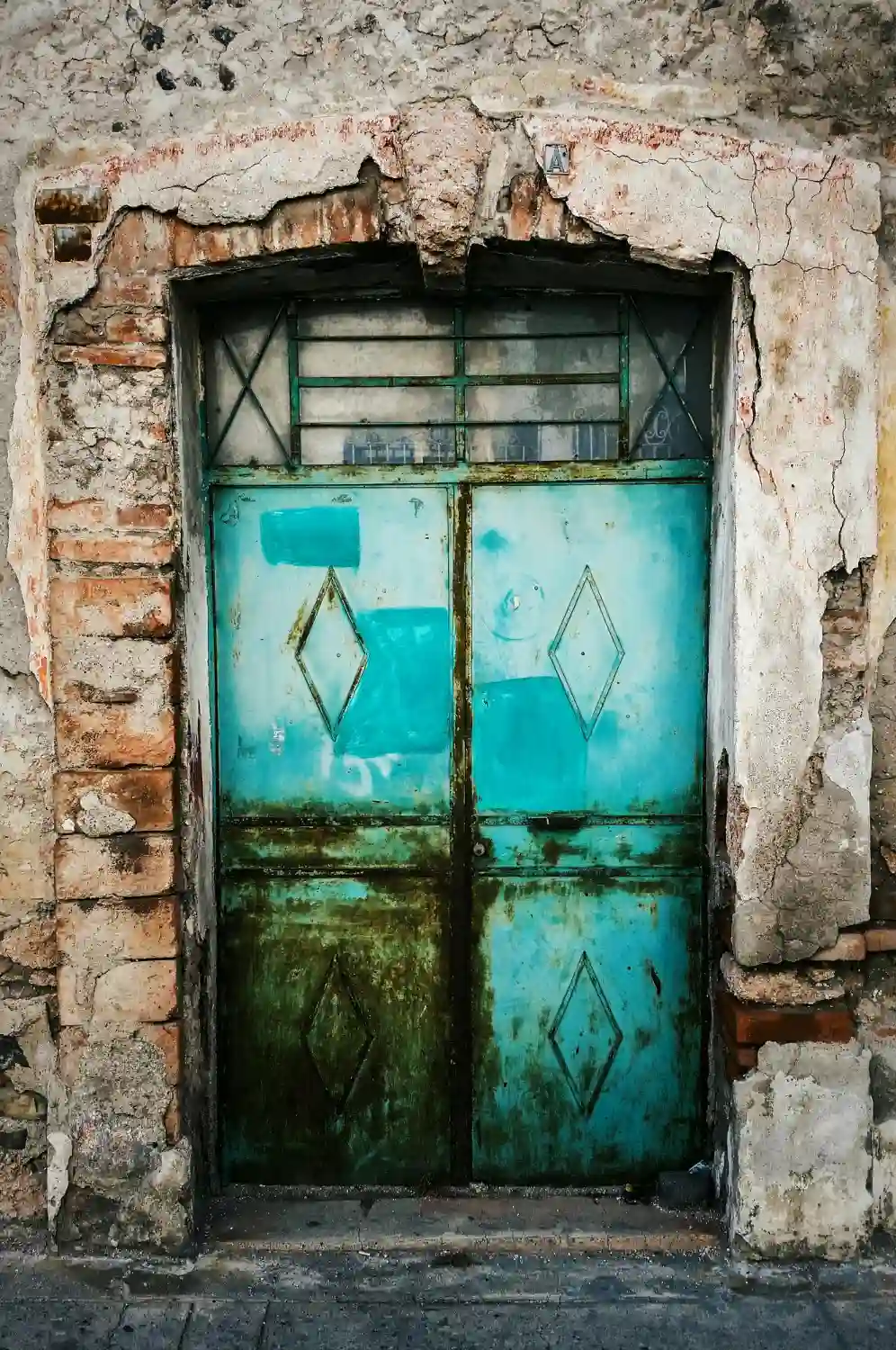 Rustic Teal Entry