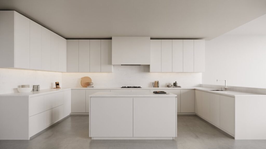 Seamless Modern White Minimalism