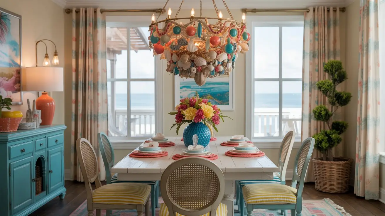 Seaside Shell Chandelier