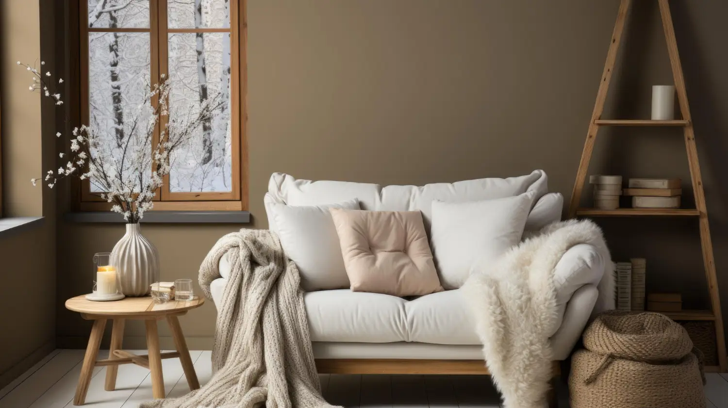 Serene White & Wood Haven