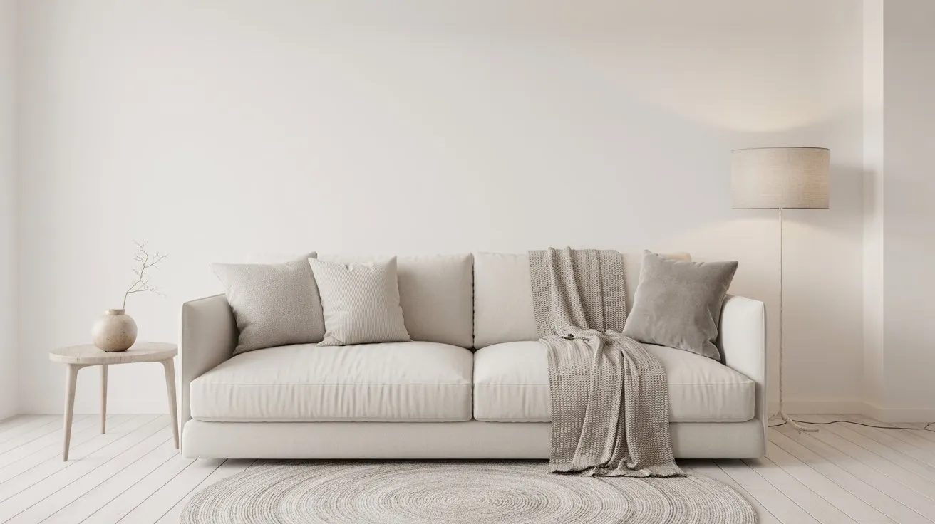 Simple Serenity with Cream Couch