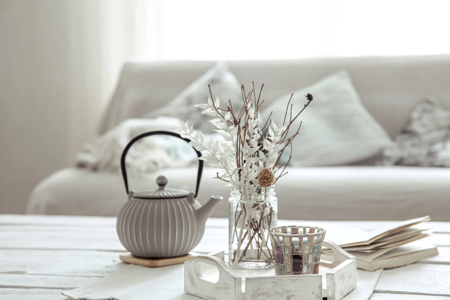 Nordic Simplicity: Grays & Whites