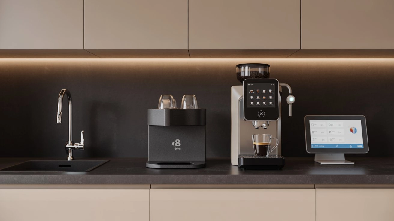 Smart & Sleek Coffee Command Center