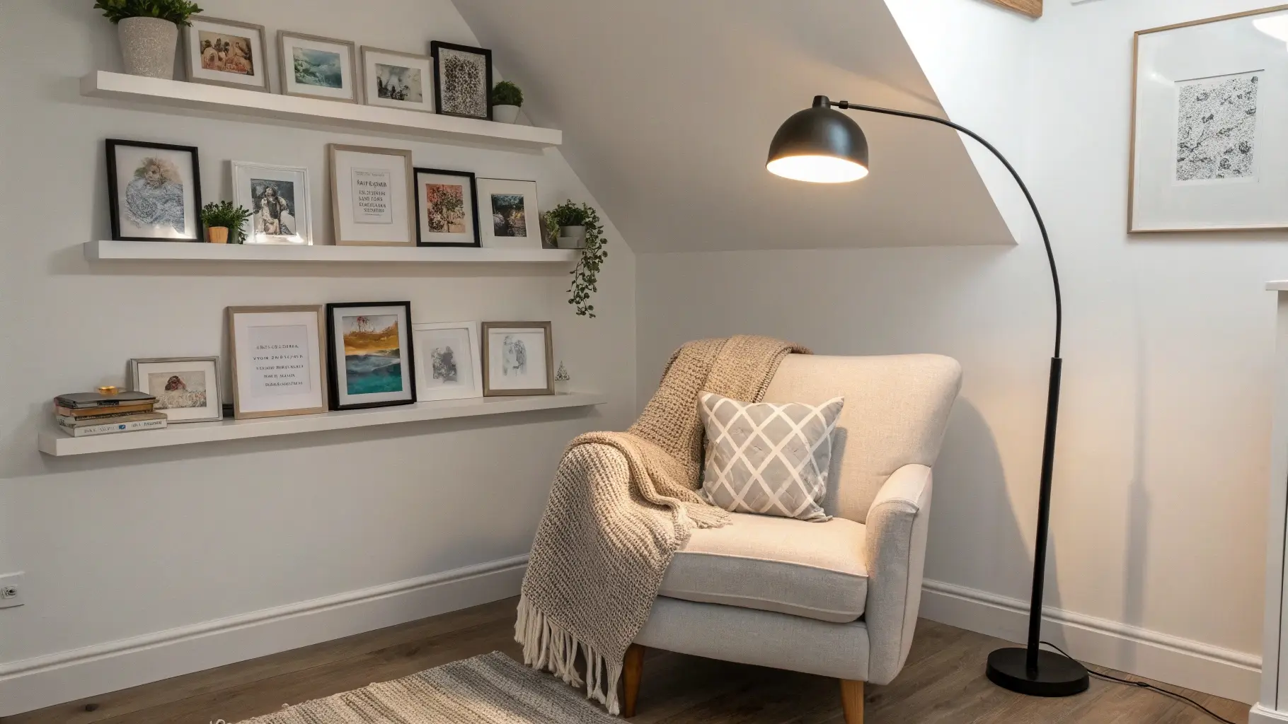 Staggered Shelf Gallery