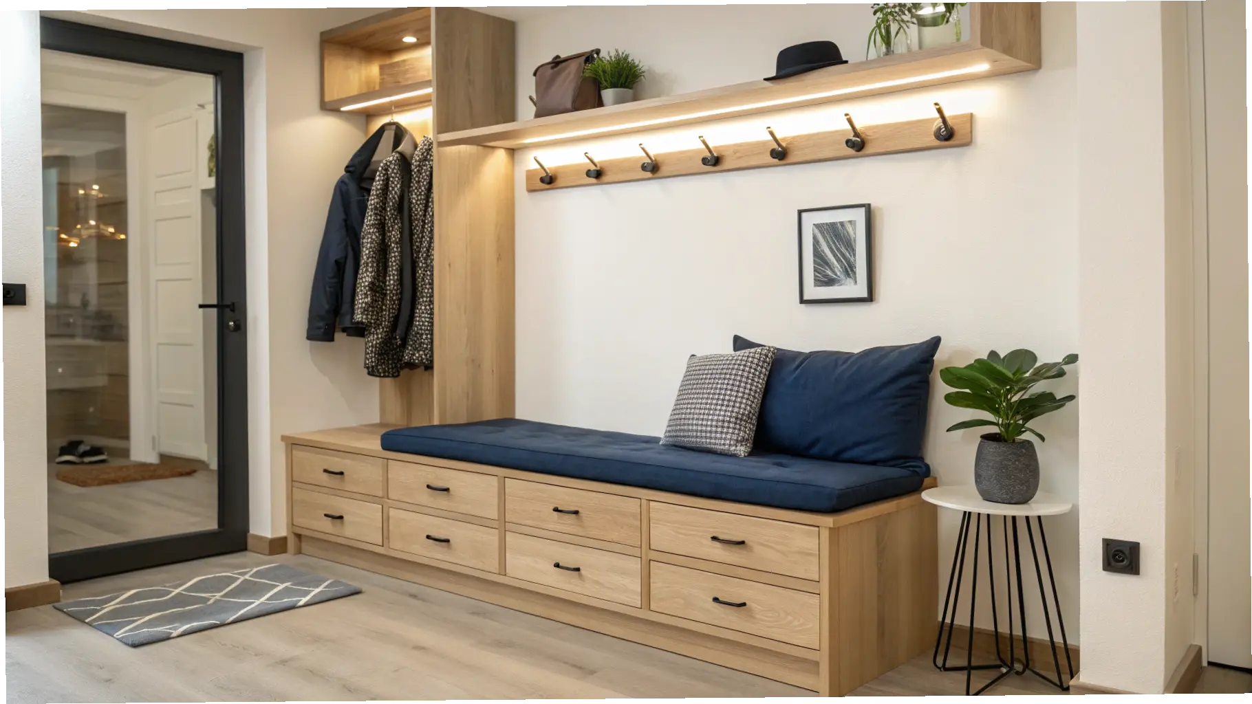 Streamlined Built-in Entryway