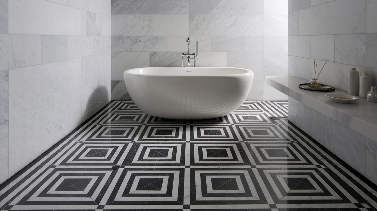 Striking Geometric Floor