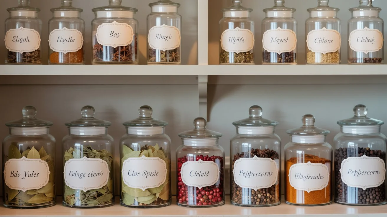 The Glass Jar Pantry Display