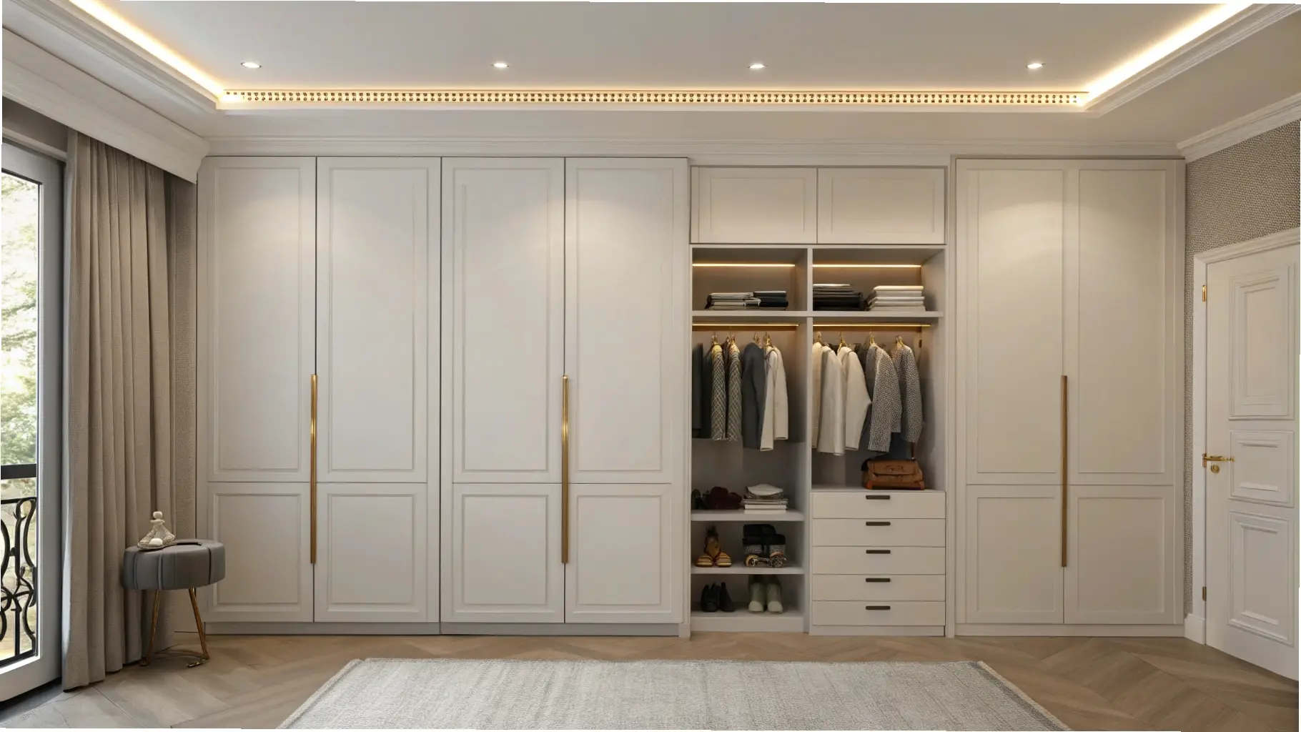 The Integrated Elegance Wardrobe