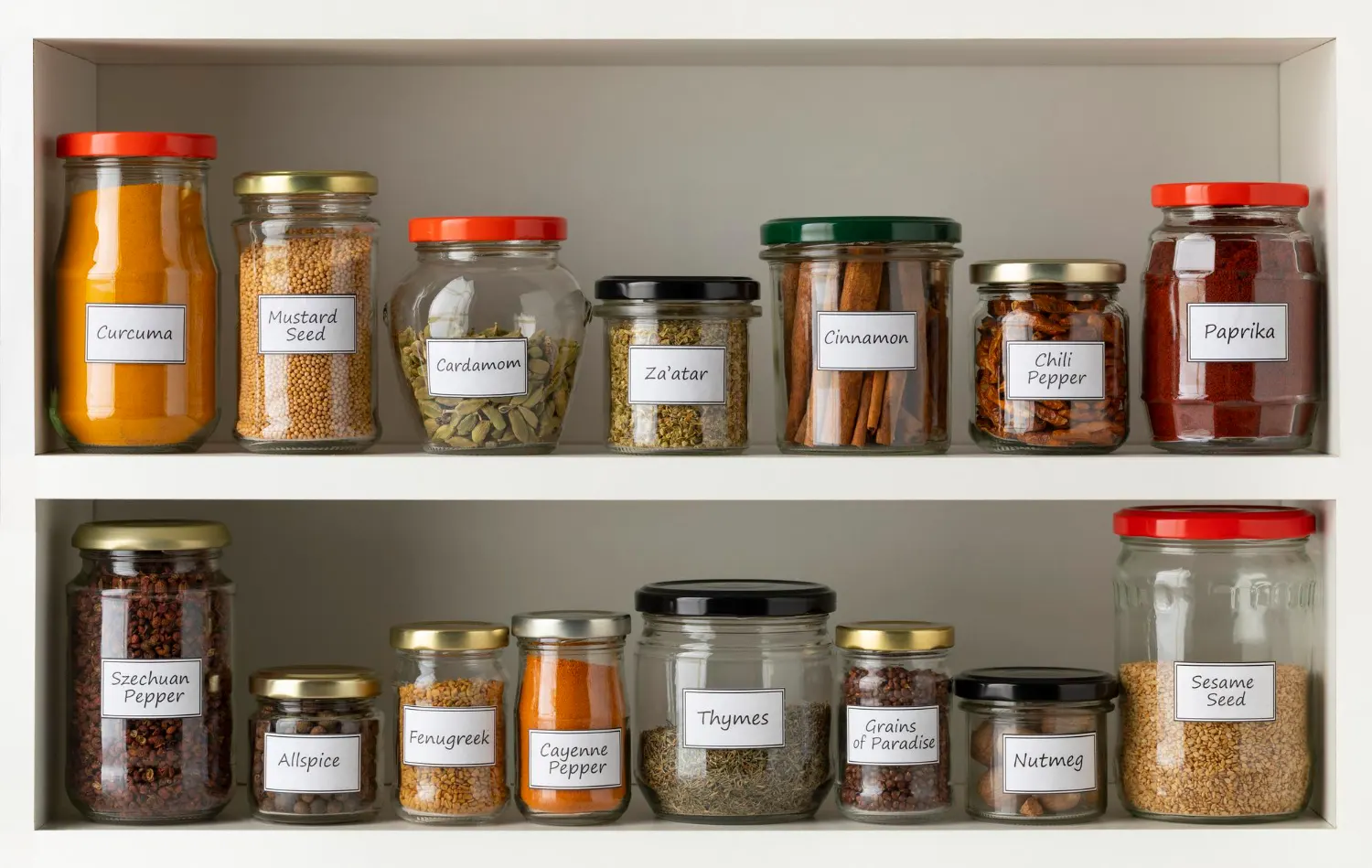 The Labeled Jar Shelf System