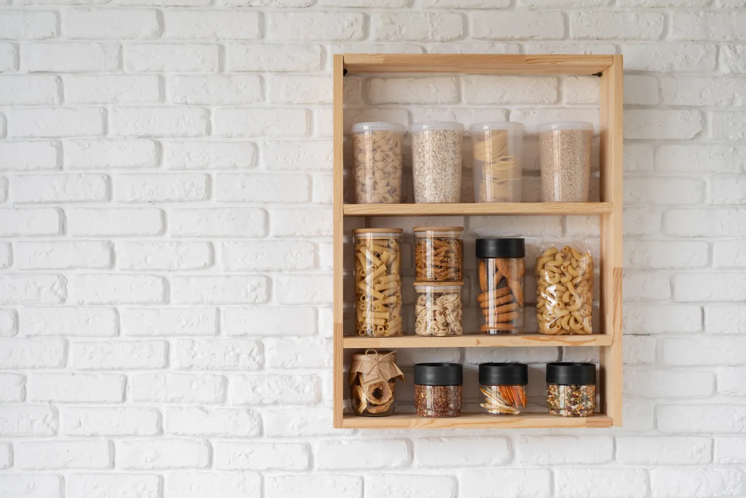 The Open Shelf Pantry Display