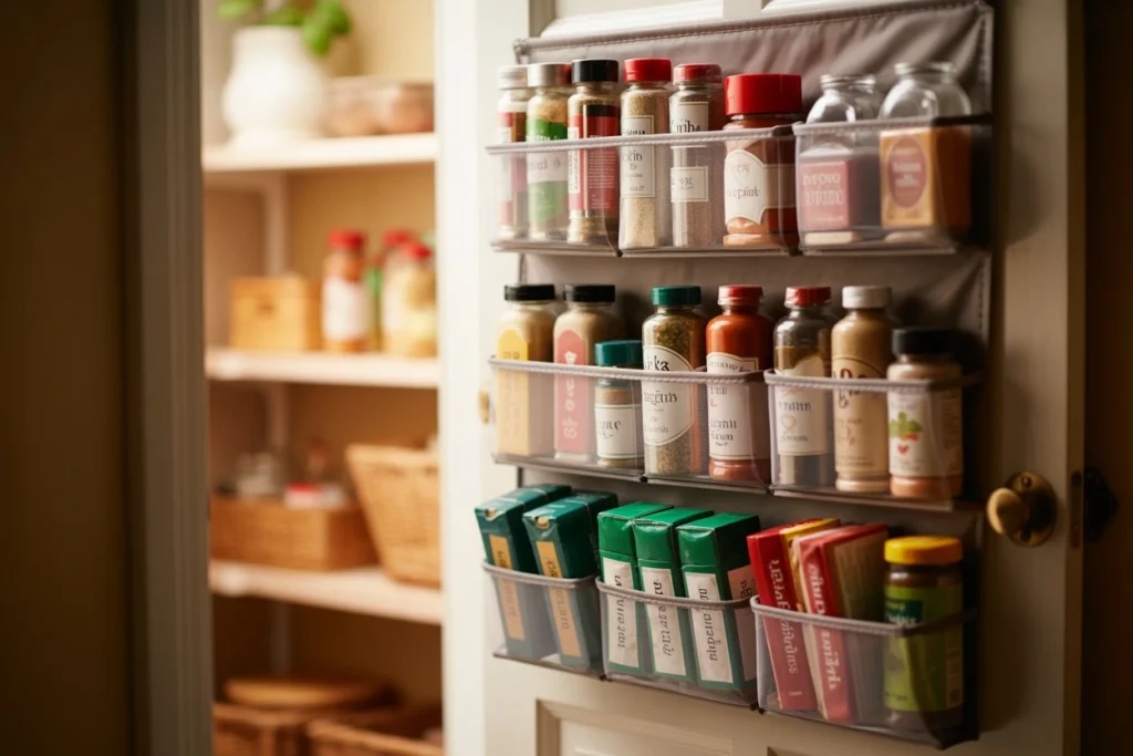 The Over-the-Door Spice Storage
