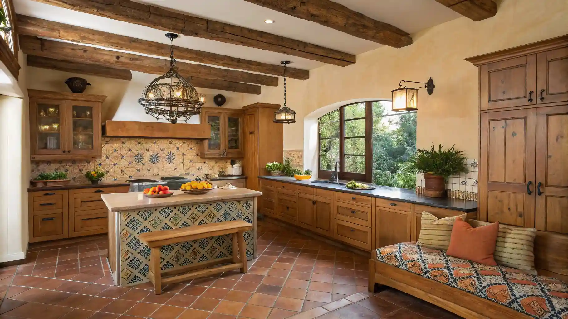 The Rustic Hacienda L-Shape
