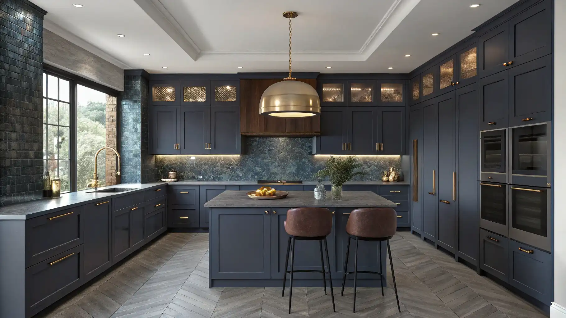 The Sophisticated Sapphire L-Shape