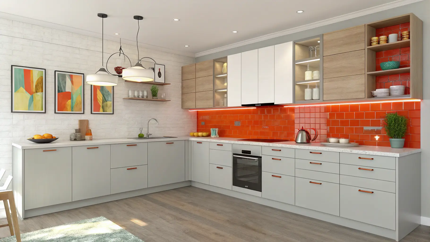 The Zesty Modern L-Shape