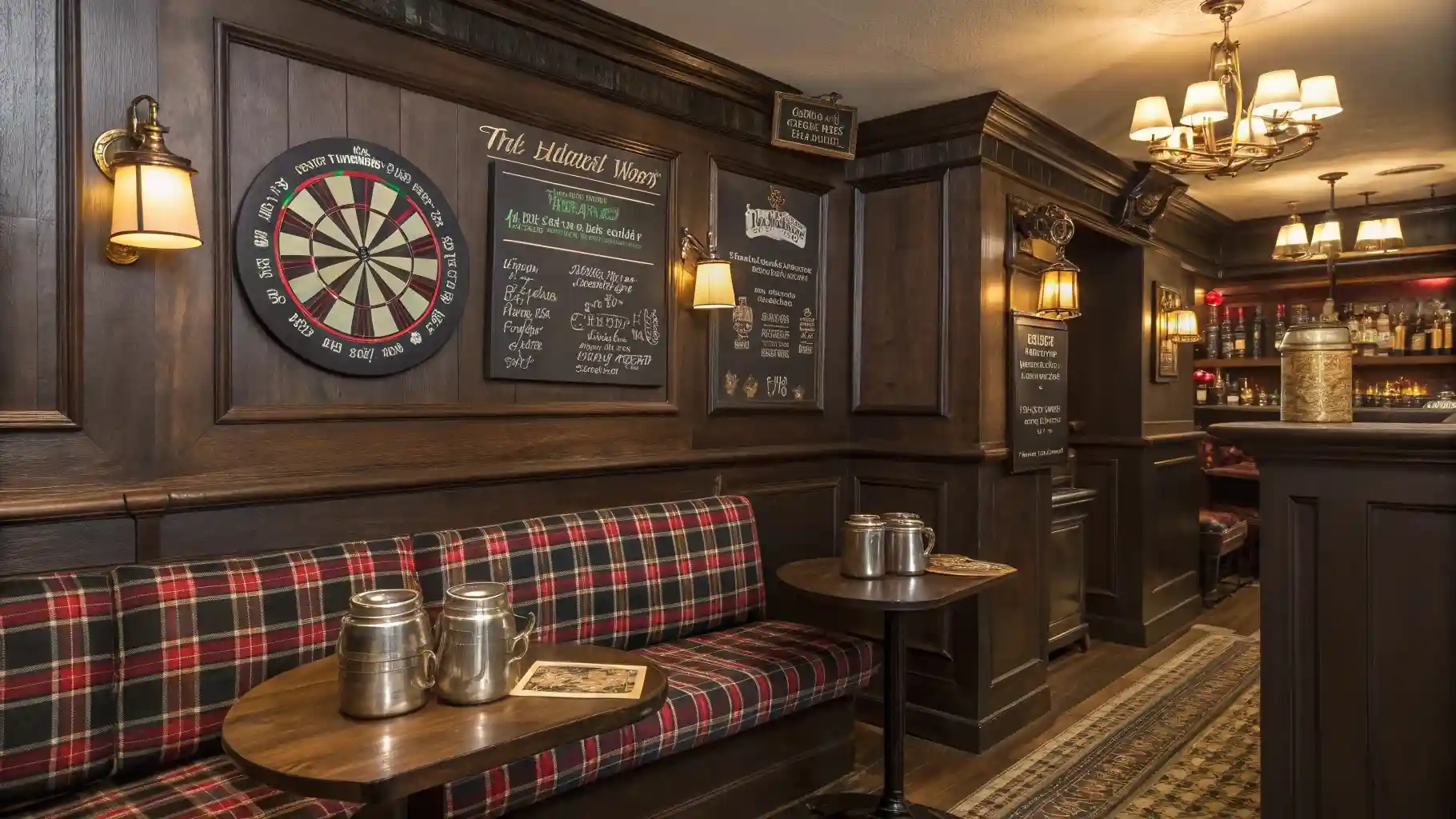 Traditional English Pub Corner