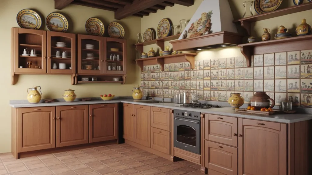 Traditional Tuscan Country Kitchen