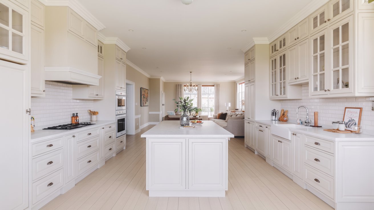Traditional White Open Concept
