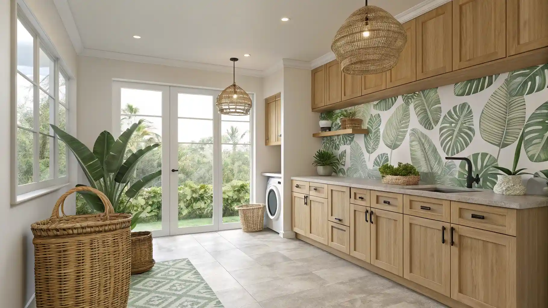 Tropical Paradise Laundry Escape